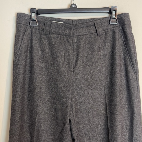 Rene Lezard high rise wide leg grey Wool blend trousers - Picture 2 of 7